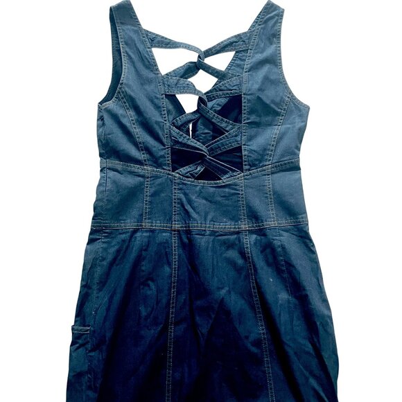 Rare designer Nanette Lepore NWOT Sexy Vintage Denim Dress 90s 00s y2k Bodycon - Picture 4 of 11